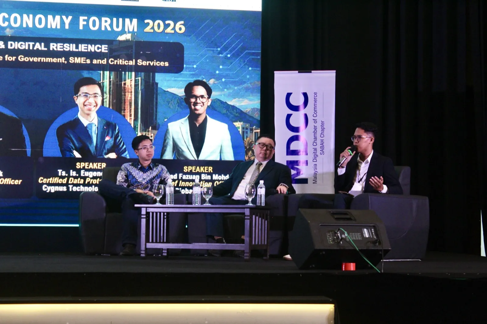 The cybersecurity and digital resilience panel at the Malaysia Digital Economy Forum 2026