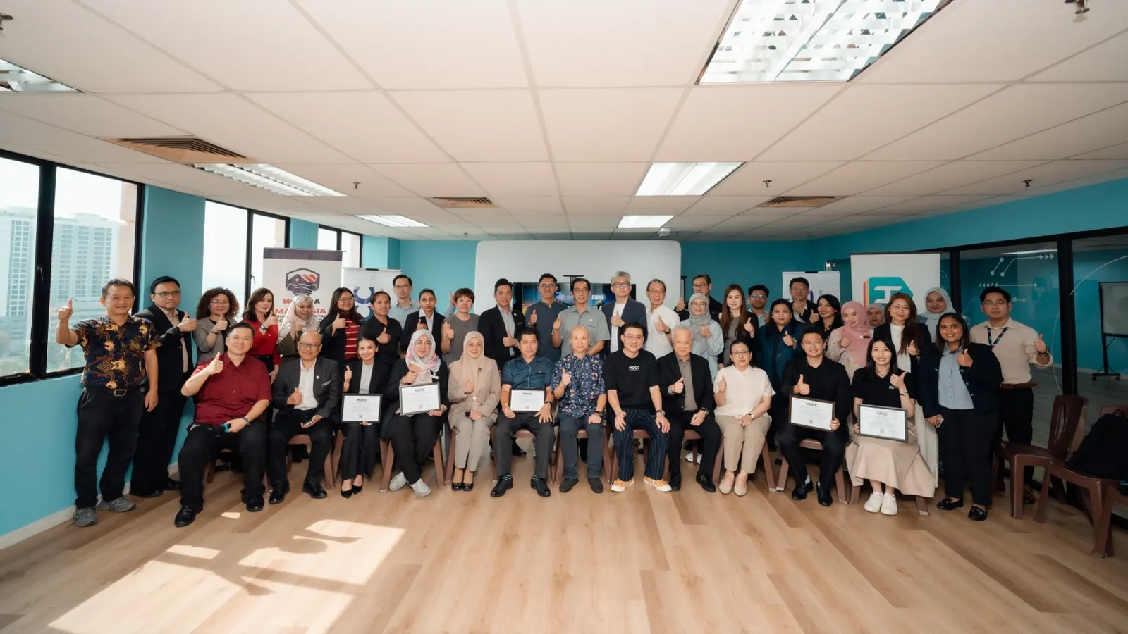 Group photo at the Pre-Forum Session of the Malaysia Digital Economy Forum 2026