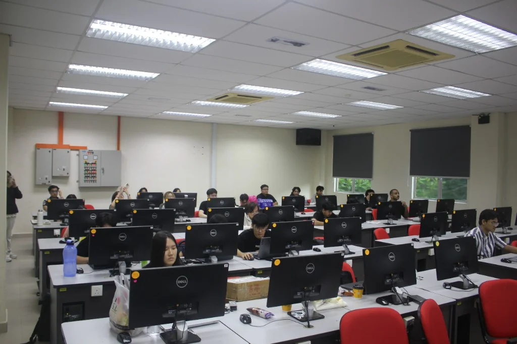 Coding lab during Vibeathon AI Coding Challenge 2026